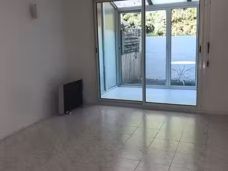 studio vide rdc 27m² + terrasse 7m² antibes - salis