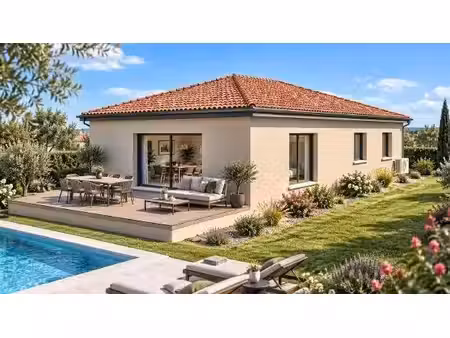terrain avec maison neuf à vendre