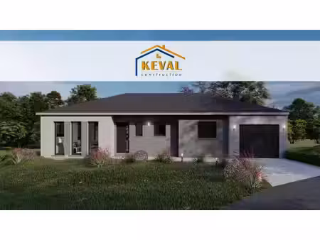 terrain avec maison neuf à vendre