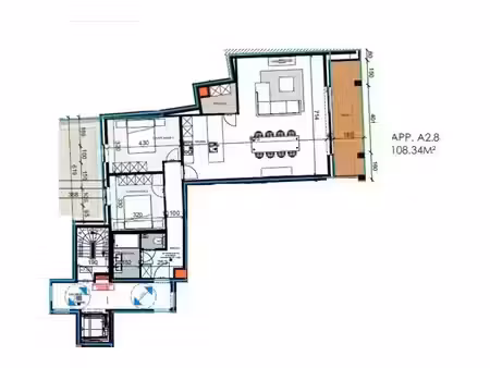 appartement à louer à nieuwstraat 4 asse (rbx10940)