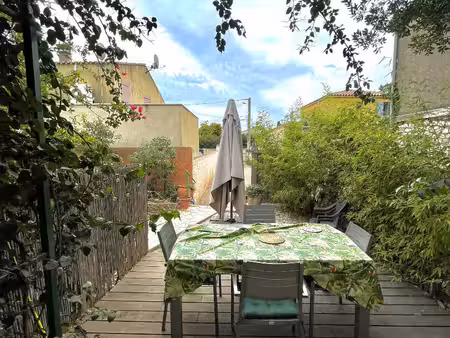 à louer t2 avec mezzanine  terrasse et piscine frontignan