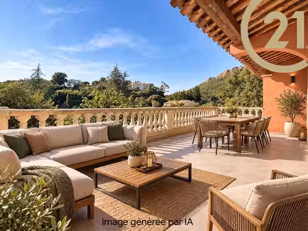 vente - saint-raphaël - agay - villa 5 pieces avec vue degag