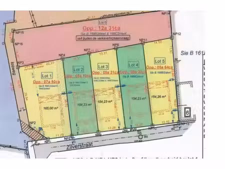 ruim perceel bouwgrond 773m² voor half-open bebouwing gel...