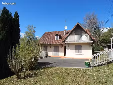 jurançon maison 4 chambres + bureau de 140 m² + sous-sol