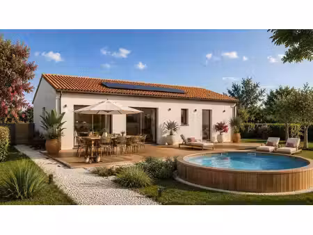 terrain avec maison neuf à vendre