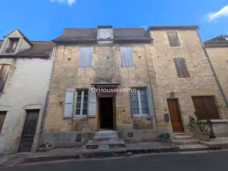 maison de bourg en pierre avec garage