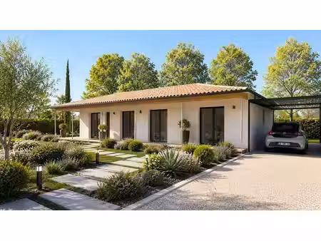 terrain avec maison neuf à vendre