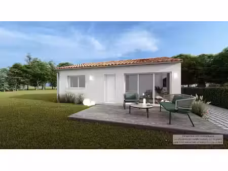 terrain avec maison neuf à vendre