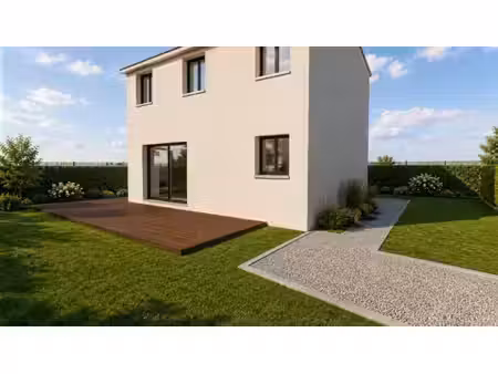 terrain avec maison neuf à vendre