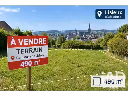 vente terrain à bâtir 490 m²