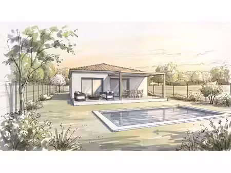 terrain avec maison neuf à vendre