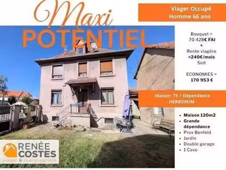 maison de ville en viager