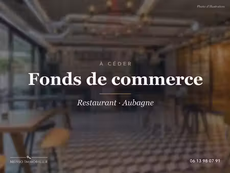 restaurant à vendre
