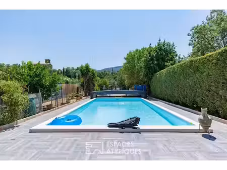 ancienne grange rénovée avec piscine et garage - proche carcassonne