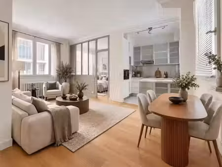 vente appartement 2 pièces 42.46 m² à paris 17ème (75017)  465 000 €
