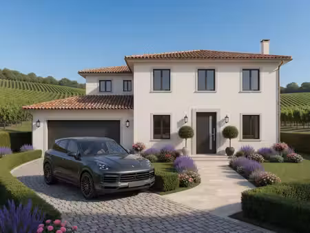 terrain avec maison neuf à vendre