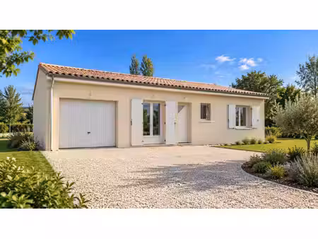terrain avec maison neuf à vendre