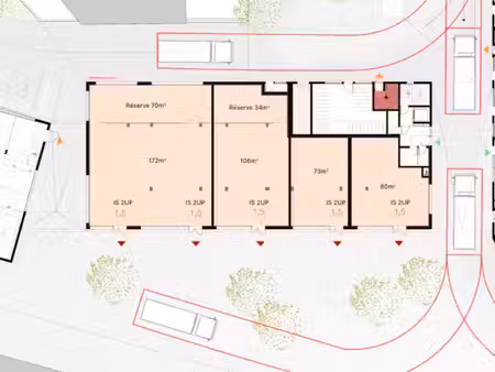 locaux commerciaux neufs 72 à 242 m² – villenave d'ornon