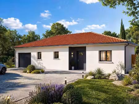 terrain avec maison neuf à vendre