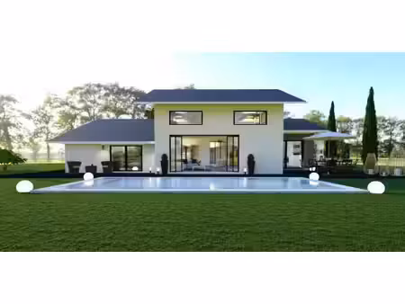 terrain avec maison neuf à vendre