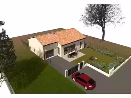 terrain avec maison neuf à vendre