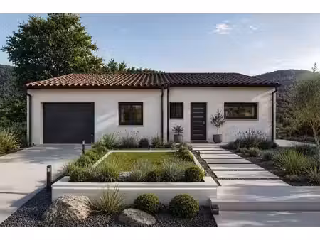 terrain avec maison neuf à vendre
