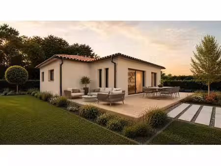 terrain avec maison neuf à vendre