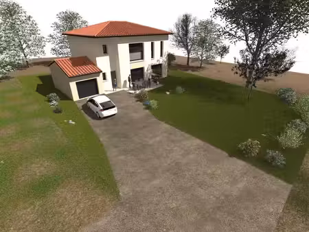 terrain avec maison neuf à vendre