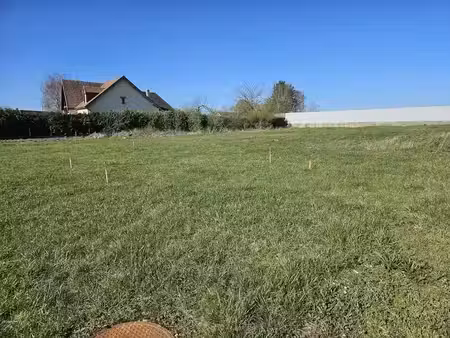 vente terrain à batir 733 m² à poulainville (80260)  108 000 €