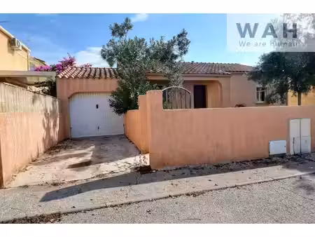 maison 5 pieces (4 ch) 100m2 - garage - terrain 460m2 - 3440