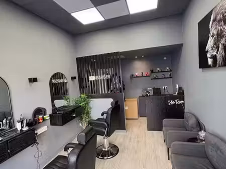fond de commerce salon de coiffure barber