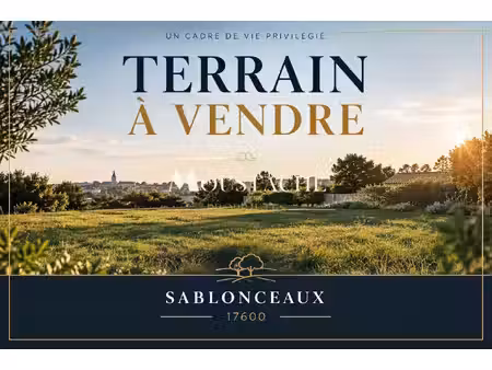 sablonceaux : terrain de 167m2 à acheter 29900 eur