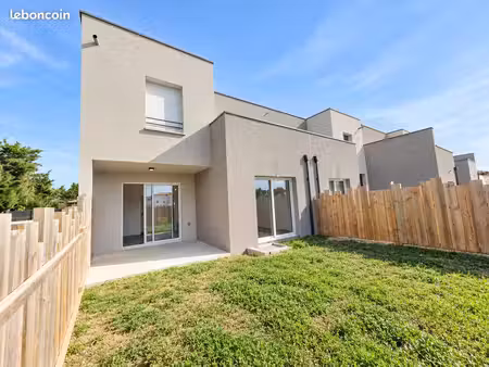 à louer – maison t5 de 109 31 m² – 4 chambres – jardin  terrasses & garage – montélimar