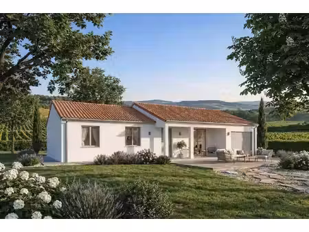 terrain avec maison neuf à vendre