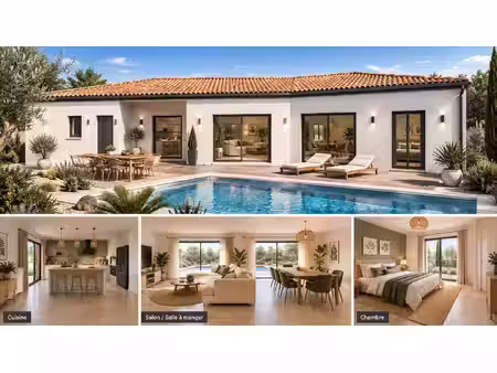 terrain avec maison neuf à vendre