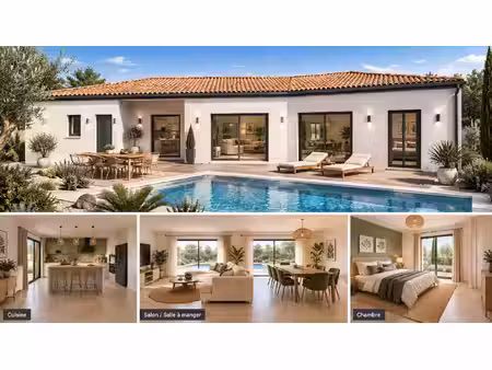 terrain avec maison neuf à vendre