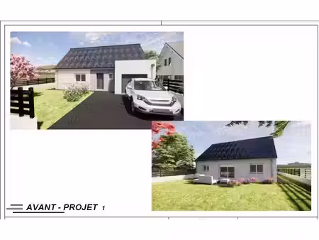 terrain avec maison neuf à vendre