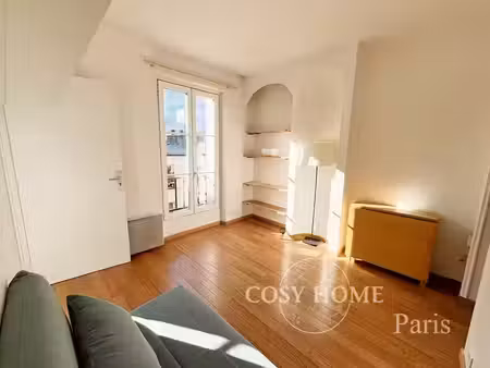 location meublée appartement 2 pièces 25 m² à paris 17ème (75017)  1 200 €