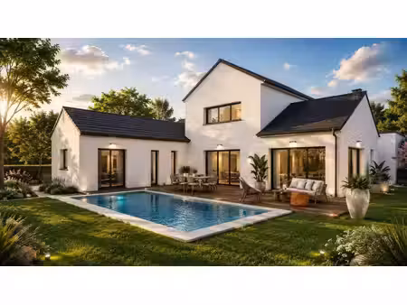 terrain avec maison neuf à vendre