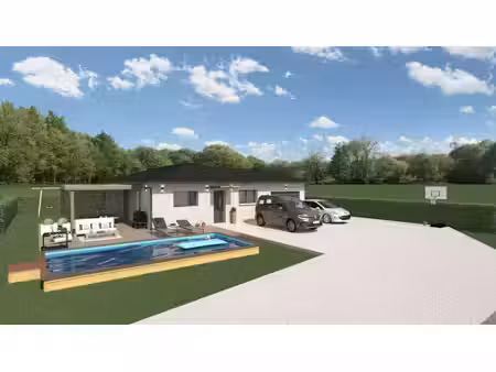 terrain avec maison neuf à vendre