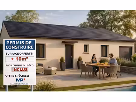 terrain avec maison neuf à vendre