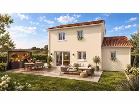 terrain avec maison neuf à vendre