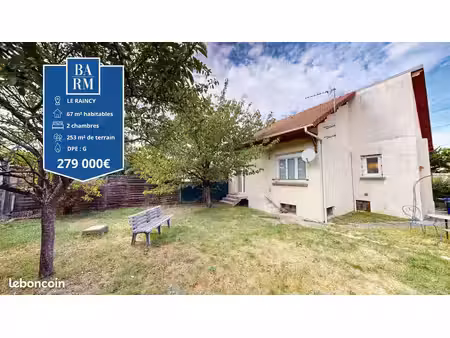 pavillon 3 pièces 67 m²