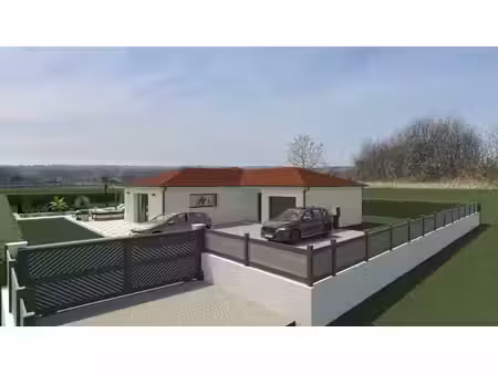 terrain avec maison neuf à vendre