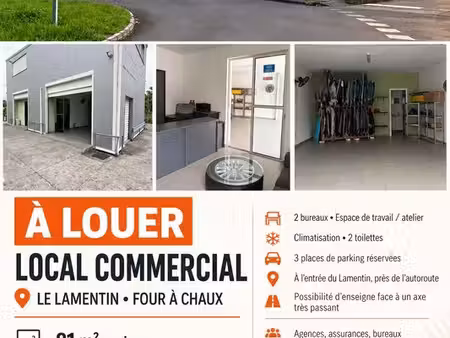 local commercial bien exposé lamentin