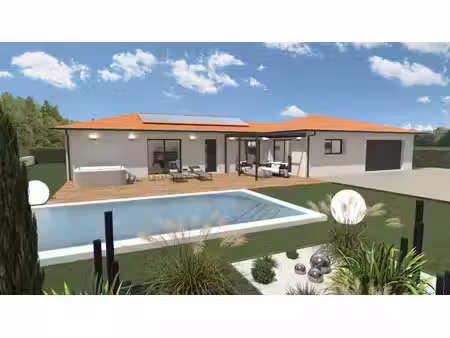 terrain avec maison neuf à vendre