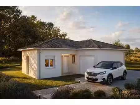 terrain avec maison neuf à vendre
