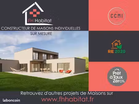 terrain avec maison neuf à vendre
