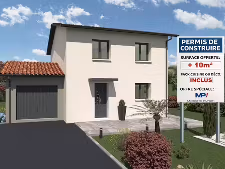 terrain avec maison neuf à vendre