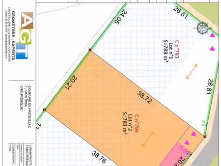 vente de terrain à construire